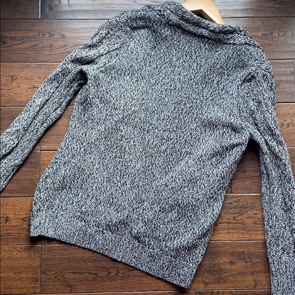 Axcess black marled open cardigan - Picture 7 of 7